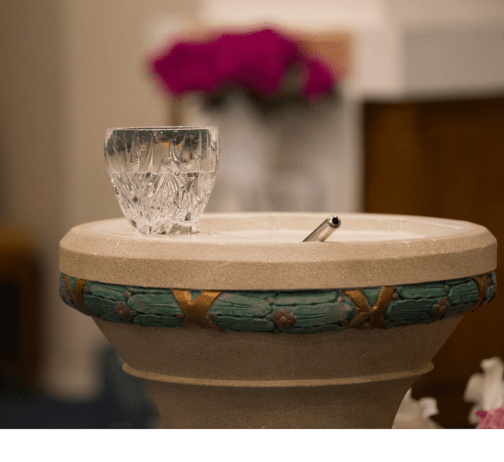 baptism font