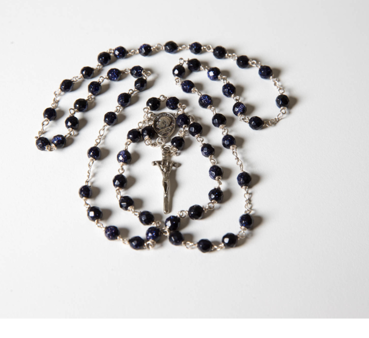 close up of rosary